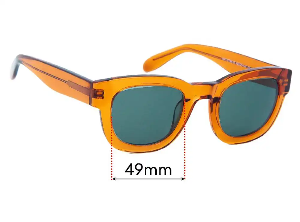 Zeelool Jalitha WA732786-02 49mm 49mm Replacement Lenses